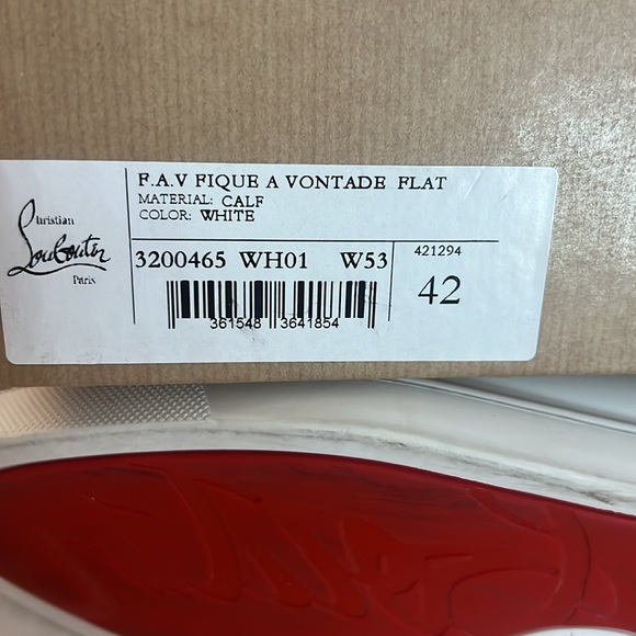 Men Christian Louboutin White shoes - Picture 4 of 4